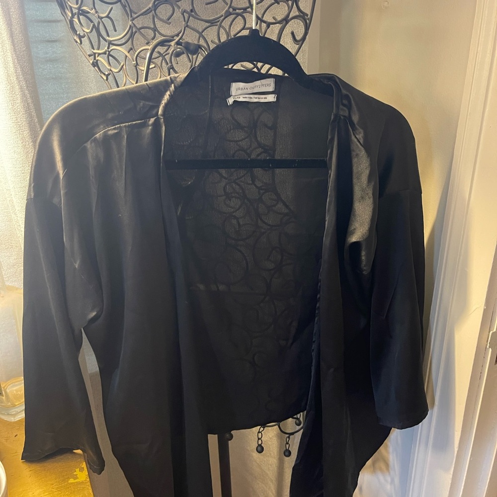 Urban outfitters satin tie top